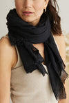 Scarf ~ French Riviera ~ Black