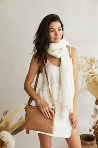 Scarf ~ French Riviera ~ White