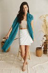 Scarf ~ French Riviera ~ Teal