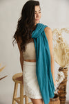 Scarf ~ French Riviera ~ Teal