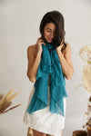 Scarf ~ French Riviera ~ Teal