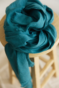 Scarf ~ French Riviera ~ Teal