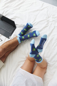 Sock ~ Frog ~ Navy